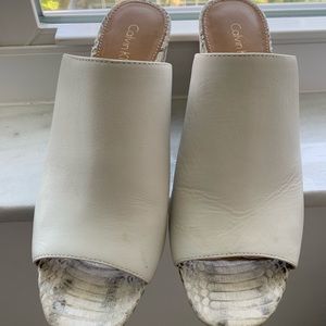 Calvin Klein Women Slip-On Dress Sandals